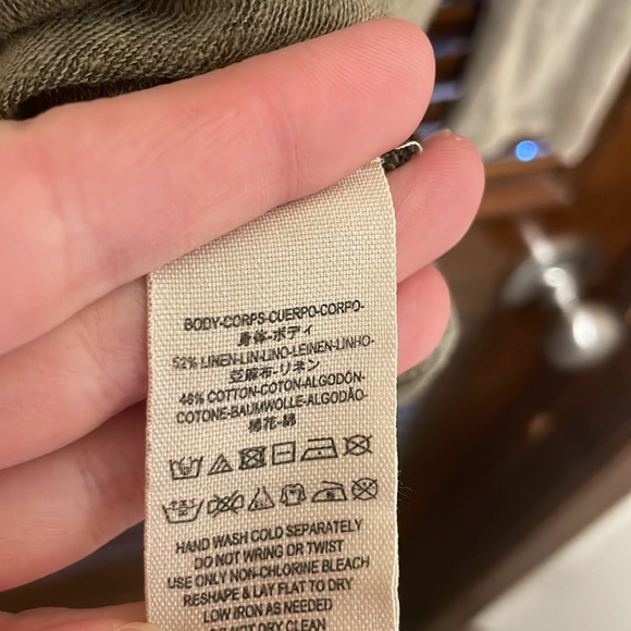 Free People Santa Cruz Henley Long Sleeve In Moss Green - Picture 5 of 7